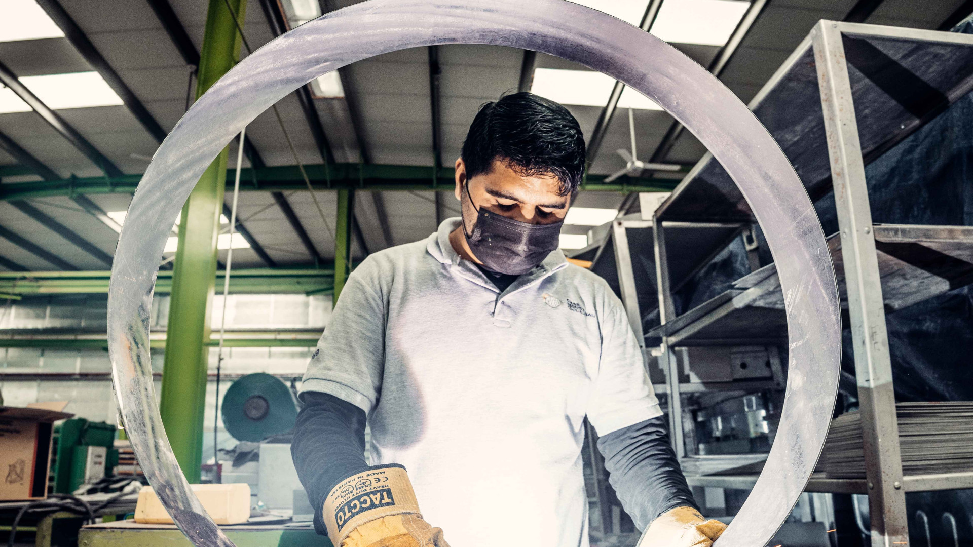 a-man-welding-a-sheet-of-steel